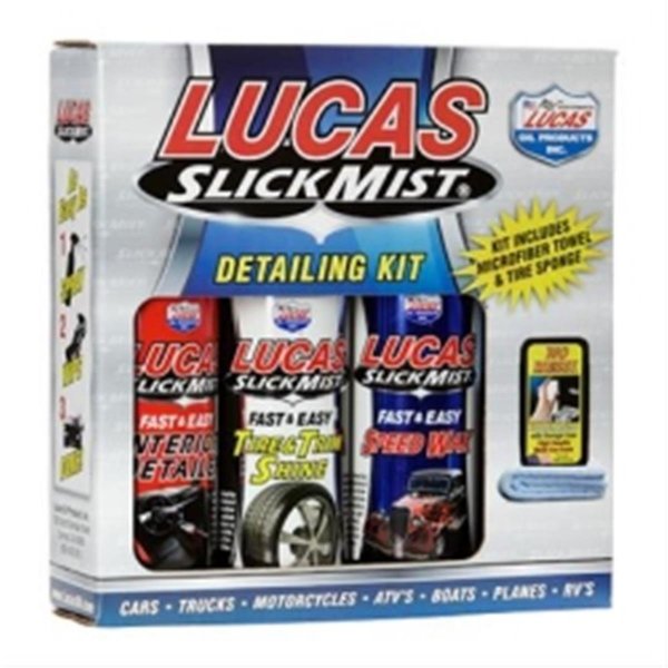 Lucas Oil Detailing Kit, Slick Mist LU305287